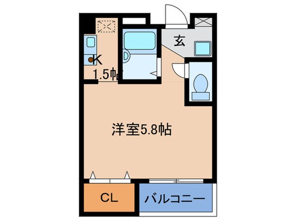 オ－キッドコ－ト天神橋の物件間取画像